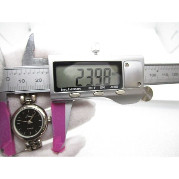 Women Ammos 925 Sterling Sliver Quartz WR Analog 23mm Round Watch (F837) - Picture 2 of 10